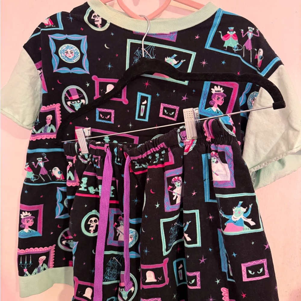 Disney Black and Blue Pajama Set